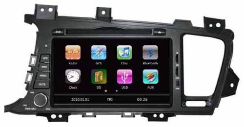 KIA K5 car dvd player gps navigation bluetooth dvbt isdb-t tv radio stereo