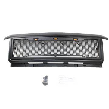Black Painted ABS Grille with LED Replacement for Silverado 2500/3500 (2015-2019)