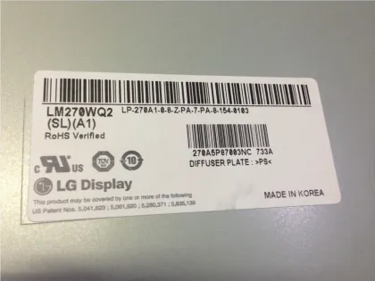 Industrial Lg Lcd Panels Display 27.0 Inch Lm270wq2(sl)(a1)