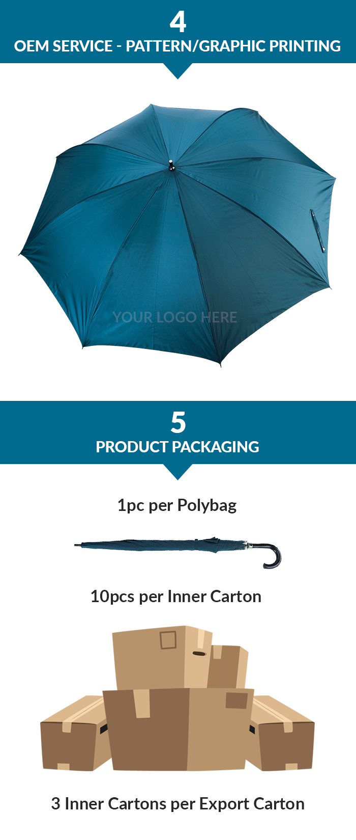 windproof umbrella logo