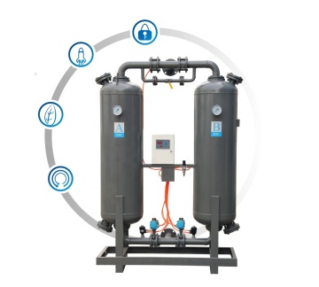 Industrial No-Heat Regenerative Adsorption Desiccant Air Dryer Modules