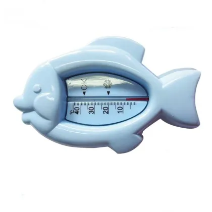 Analogue Bath Thermometer with Fish Design and Glue Attachment