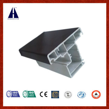 white pvc window profiles with 3 chamber