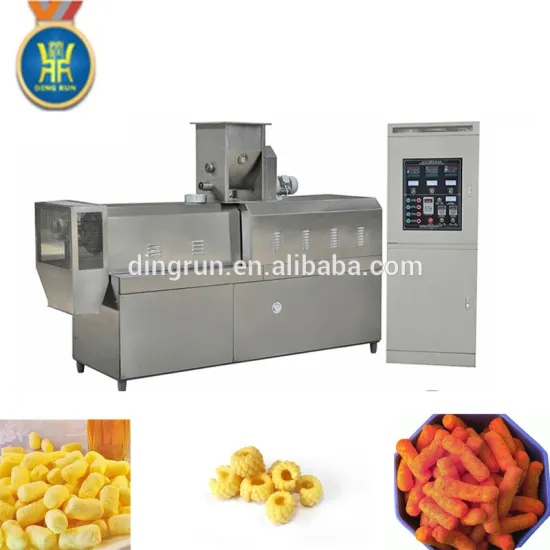 snacks making machine extruded snack production line