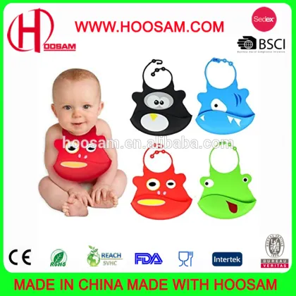 lovely food-grade large baby bibs,silicone baby bibs,funny baby bibs