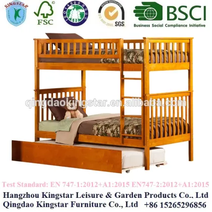 solid wood bunk bed