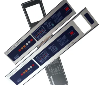 Large Size Membrane Switch Panel PVC Sticker Graphic Overlay