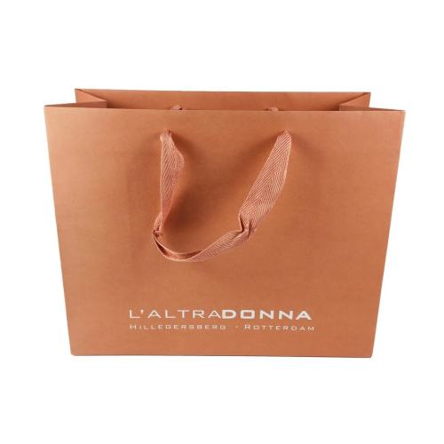 Presentes de bolsa de compras de luxo personalizada feita à mão