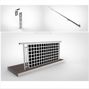 Empery Solar Balcony Adjustable Angle Mounting Bracket for Solar Panel Installation