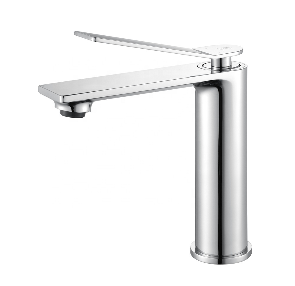 Chrome Deck Mounted Basin Faucet