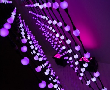 50mm music rgb dmx 3d ball