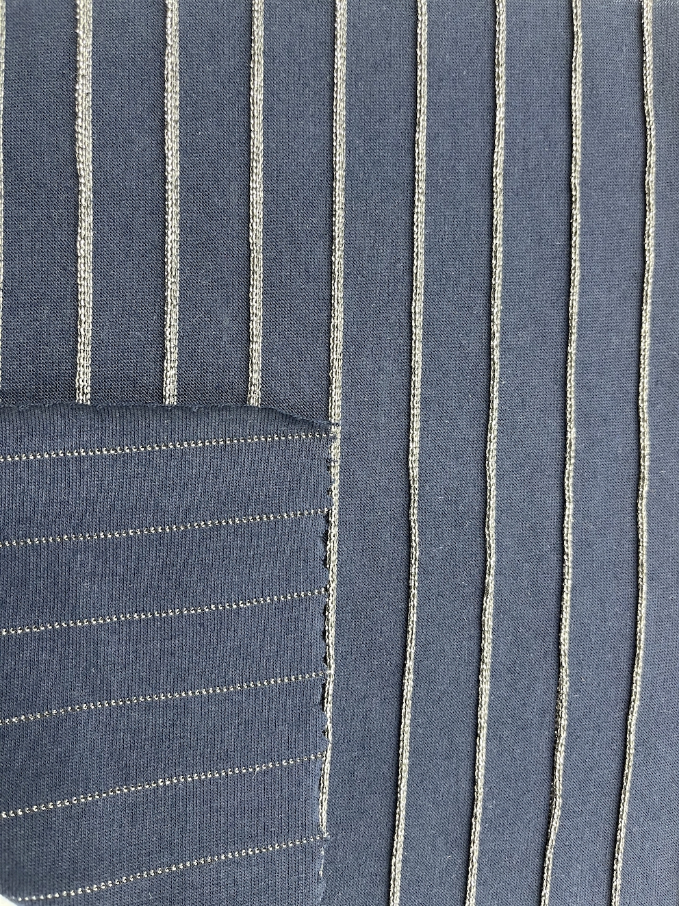65% Polyester 25% Rayon 10% Lurex