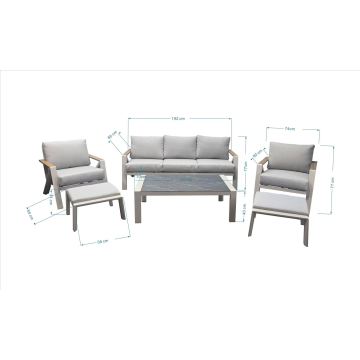 Meubles de patio en aluminium de haute qualité pour un confort durable