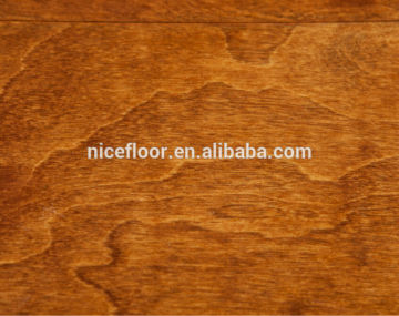 The big chamfer of birch plane multilayer wood flooring Engineered multilayer wood flooring