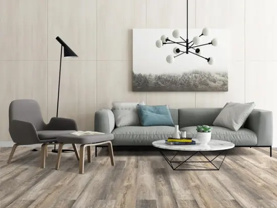 waterproof 3mm vinyl floor glue down wood pattern indoor