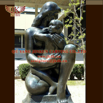 bronze garden statues of the bronze kid sculptures