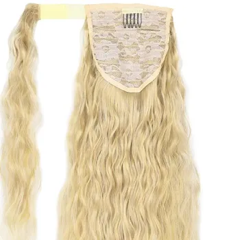 High heat drawstring synthetic hair ponytails synthetic hair ponytail extensions