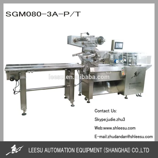 SGM080-3A-P/T Shanghai Leesu Full Automatic Horizontal Pillow Packaging Machine Manufacture