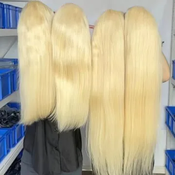 HanF 613 Lace Frontal Blonde Lace Front Wig Human Hair Wigs For Black Women Brazilian Hair 30 Inch Body Wave Lace Wig Vendor