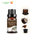 10 ml pure label personnalisé en vrac en gros huile de pin 65%