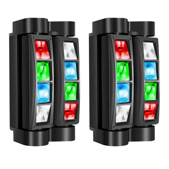 Mitushow New Arrival 8 Eyes RGBW 4In1 10W LED Beam Spider DJ Nightclub Moving Head Light