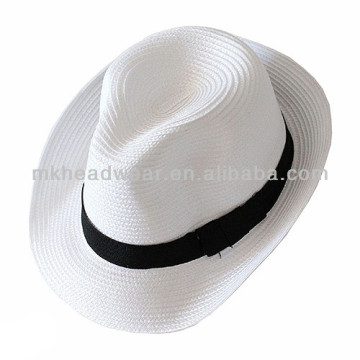 2014 Wholesale Unisex Fashion Paper Straw Boater Hat