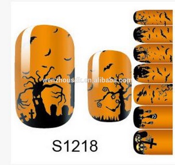 2016 newly holiday halloween christmas art glitter nail stickers