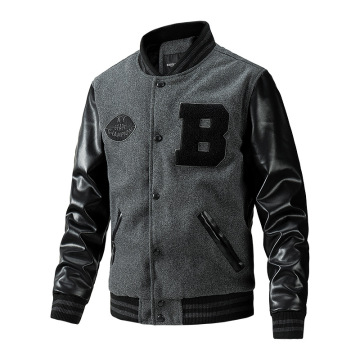 Custom Embroidery Baseball Varsity Jacket for Durable Winter Wear