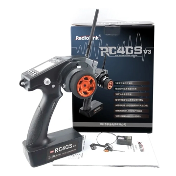 5 Channel R6FG/R7FG/R6F/R4FGM/R4F/R8EF/R8F RC Transmitter with R6FG Gyro Receiver for RC Cars/Boats