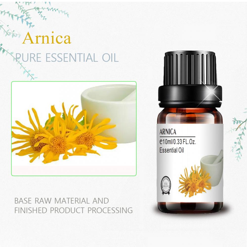 aceite natural de grado cosmético etiqueta privada 10 ml de aceite de arnica