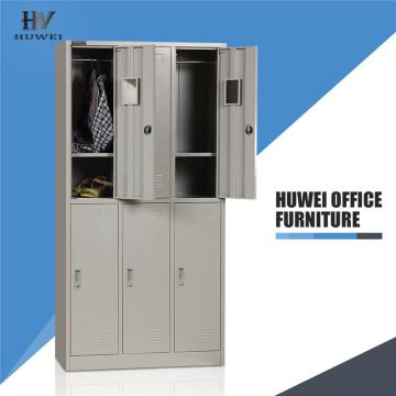 Steel 6 door staff cabinet storage locker