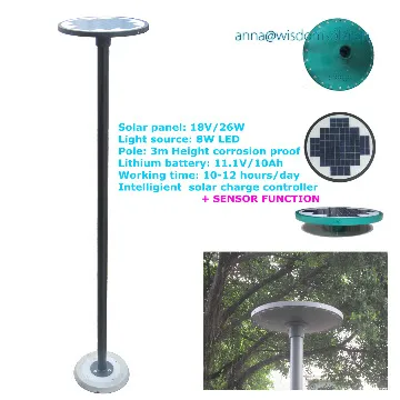 2014 new solar garden lighting uk with sensor