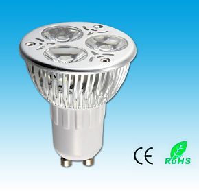High Power LED Spotlight MR16/E27/GU10  3*1W ,3W Led Spot lamp