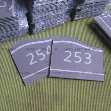 Professional Custom Braille Hotel Room Number Signs FZ-CBS-30146