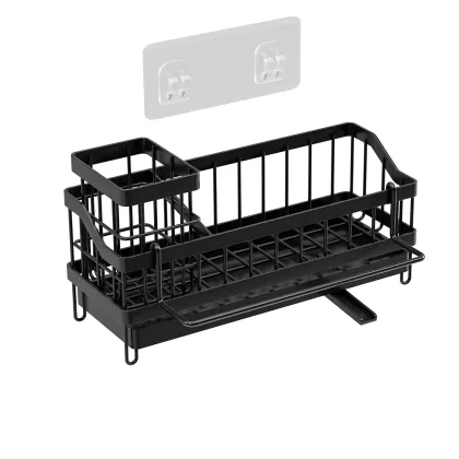 Single-Tier Metal Kitchen Sink Rack