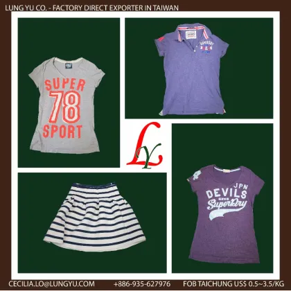 Cream and first quality used clothes for african ladies wear