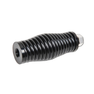 6mm Spring Mount Base for LED Whip Antenna - Black Heavy Duty Antenna Mount