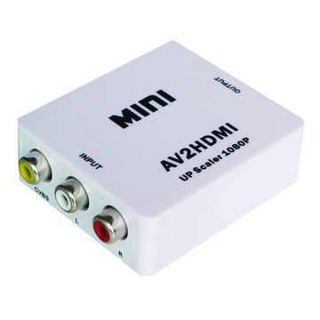 Mini AV to HDMI Upscaler 1,080/720P