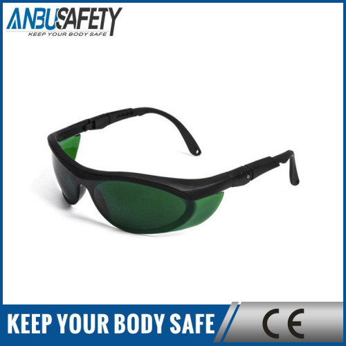 Sıcak satış ansi şeffaf pc için lens siyah çerçeve güvenlik gözlükleri gözlük toptan