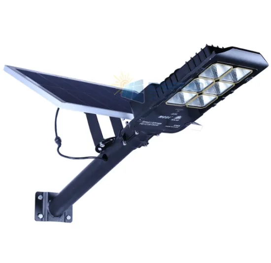 Split solar street light can be fixedly installed