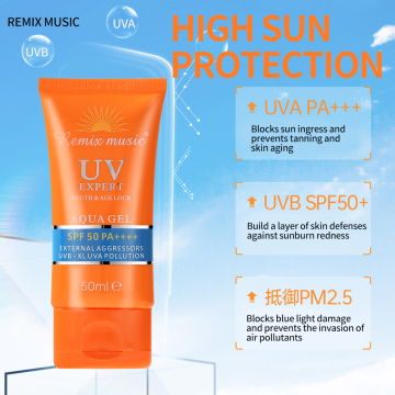 Groothandel OEM Gezicht en body Sunscreen Spray SPF 50