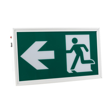 Steel Housing Rechargeable LED Emergency Running Man Exit Sign Light for Canada Market