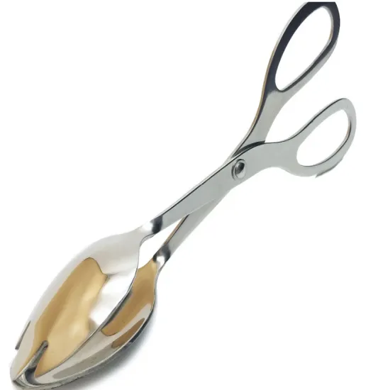Electro Plating Bread Scissors Food Tongs