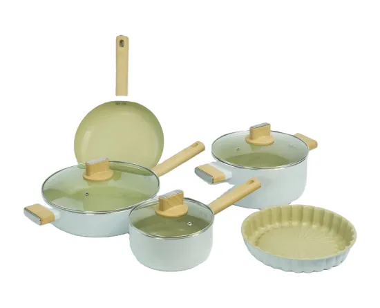Fika Non-Stick Ceramic Cookware Sets with Aluminum Soup Pots - Promotion