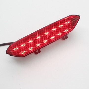 2024 New Universal LED Rear Stop Brake Tail Light - Red Smoke Lens (12V)