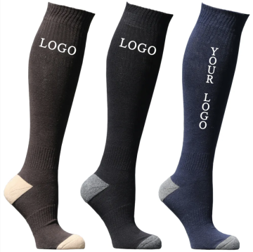 High-Quality Wholesale Equestrian Socks with Custom Logo Design