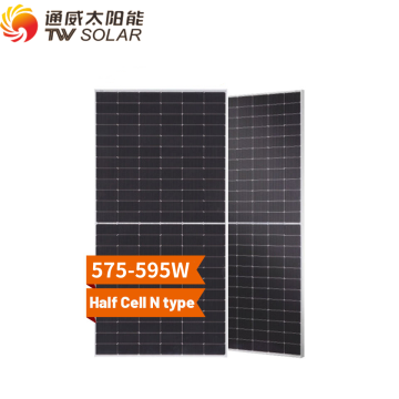 TW SOLAR 575W-595W N-Type Half Cell Solar Panels-Τιμή