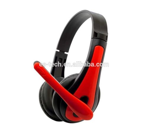 Earmuff headphones with microphone made in china