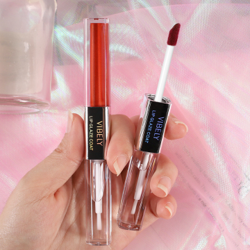 Waterproof Long-lasting 2-in-1 Liquid Lip Gloss Lipstick