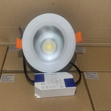 5W 10W 15W COB Round Ceiling Recessed Downlight LED Spotlight